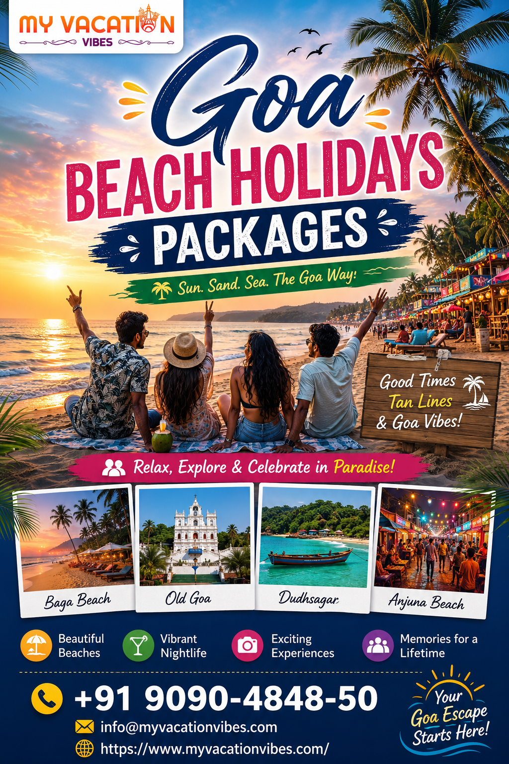 Goa beach holidays packages