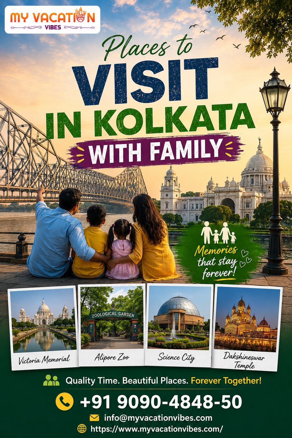places to visit in kolkata with family