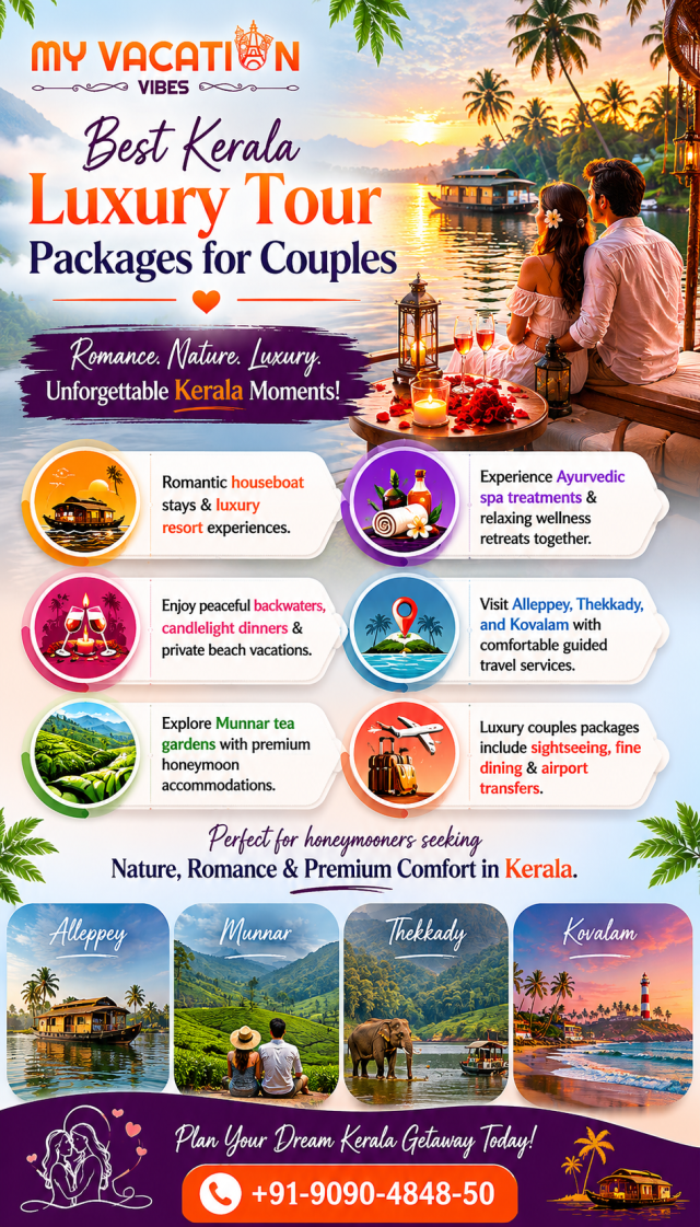 Best Kerala Luxury Tour Packages for Couples